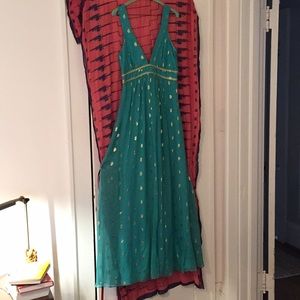 Beautiful sari-inspired silk maxi from Milly